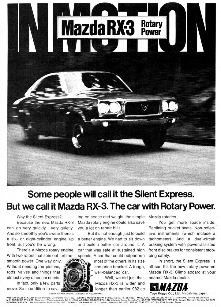 1972 Mazda RX3 Rotary Coupe